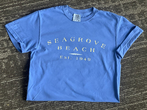 Seagrove Beach Est White American Flag Short Sleeve Tee – Seagrove